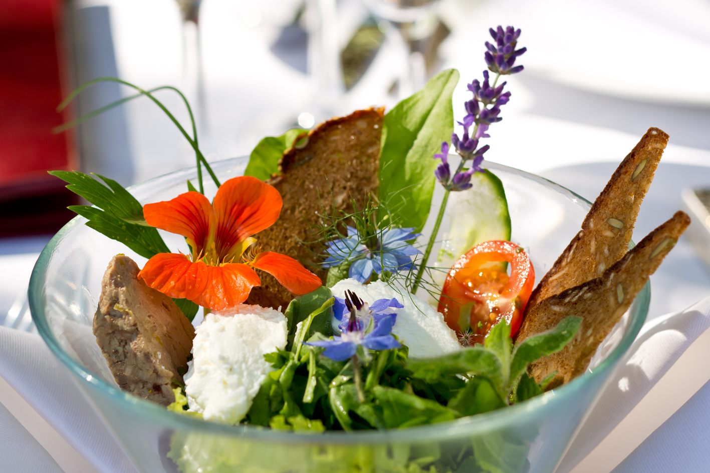 Salat mit ZiegenfrischkÃ¤se